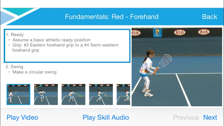 Tennis Australia Technique