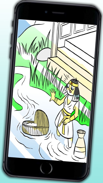 Children's Bible coloring book for kids - Paint drawings of Old and New Testaments