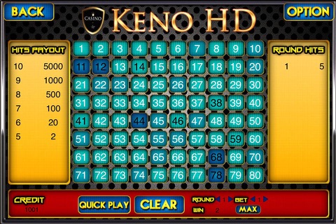 Keno HD - Free Classic Keno Game screenshot 3