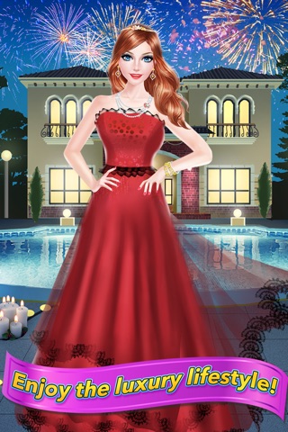 Celebrity Hollywood Fashion: Beauty Spa and Dress Up Game For Kids screenshot 2