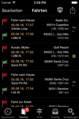 Fahrtenbuch screenshot 4