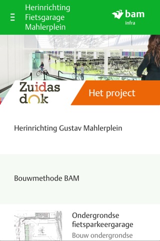 Herinrichting Gustav Mahlerplein Amsterdam screenshot 2