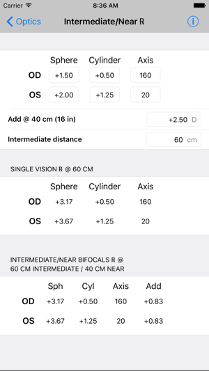 Optics Clinical Calculator(圖3)-速報App