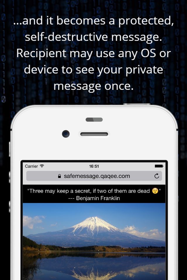 Send Safe Message screenshot 2