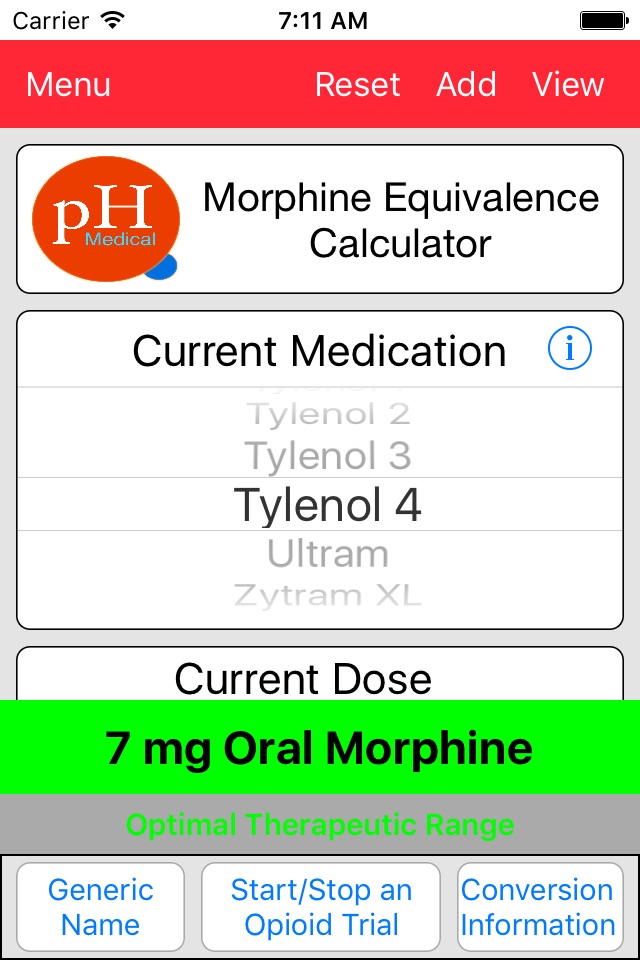 pH-Medical Opioid Converter screenshot 3
