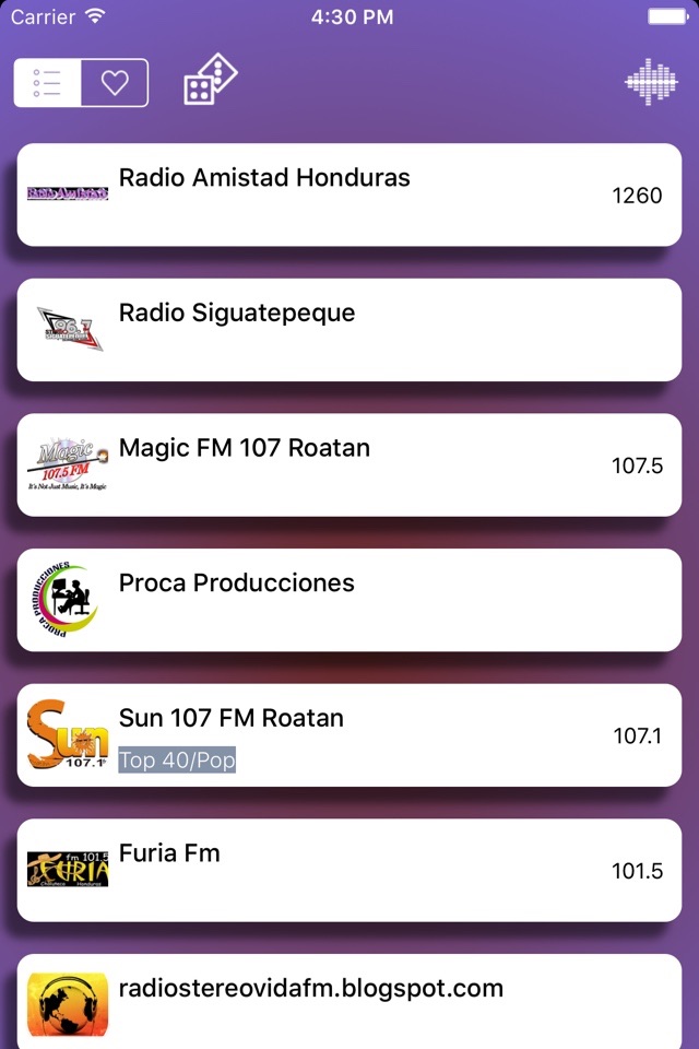 Radio Honduras - FM AM screenshot 2