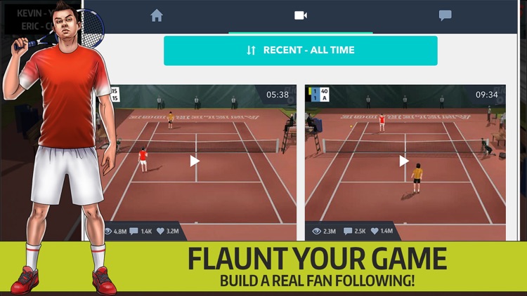 Flick Tennis Online - Play like Nadal, Federer, Djokovic in top multiplayer tournaments!