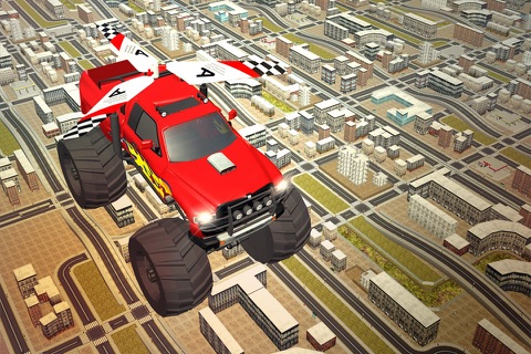 Flying Transformer Monster Truck Action Stunt screenshot 2