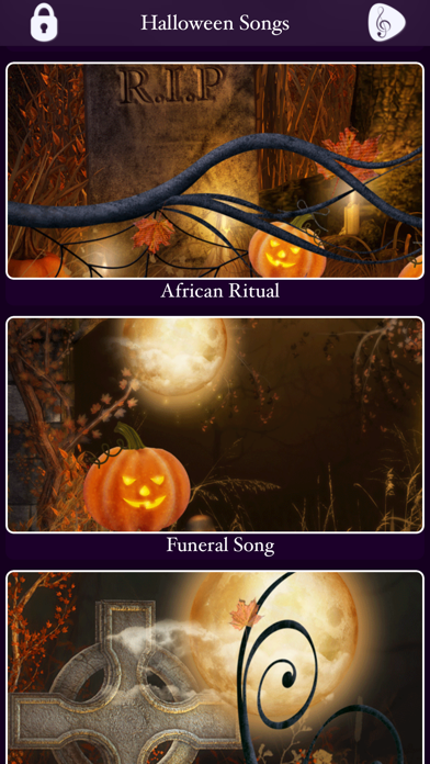 How to cancel & delete Halloween Songs Spooky Themes – Satanic Music Halloween Treats for Horror Nights with Jump Scare Sound Effects from iphone & ipad 2