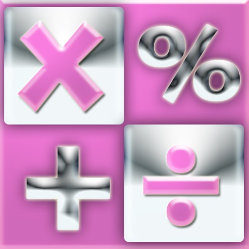 Calculator pink hd iOS App