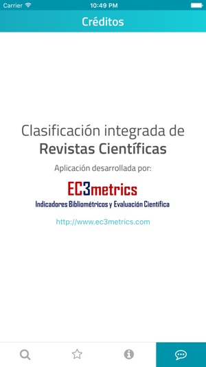 CIRC - Clasificación Integrada de Revistas Científicas(圖4)-速報App