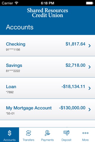 Shared Resources Credit Union screenshot 3
