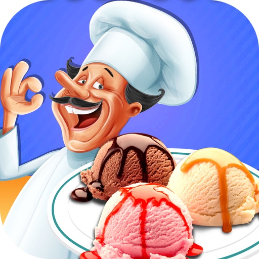 Frozen Ice Cream Maker Homemade cooking recipe - Cooking games for kids Icon