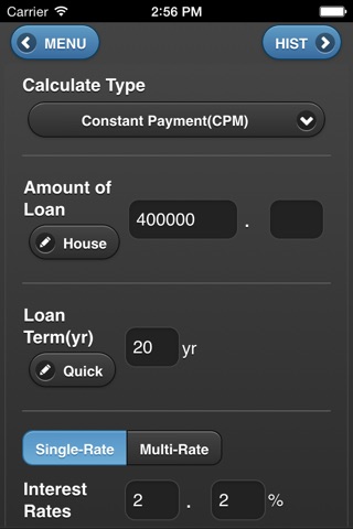 Rick's Mortgage Calculator screenshot 2