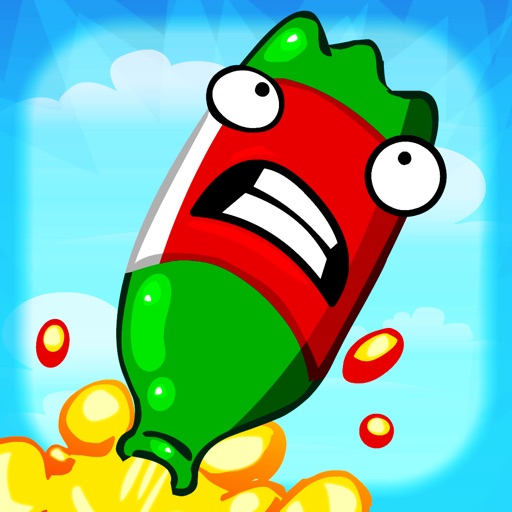 Bottle Rocket - Fly into the sky and avoid difficult traps! iOS App