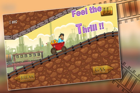 Speedy Gold Miner : Rail Rush screenshot 2