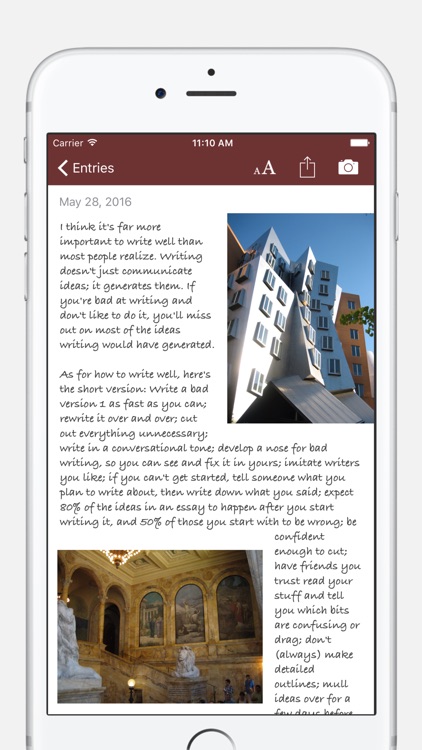 Chronicle - A Personal Journal / Writing Diary screenshot-3