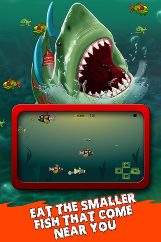 Zombie Mega Shark Attack: Big Fish Revenge Pro screenshot 2