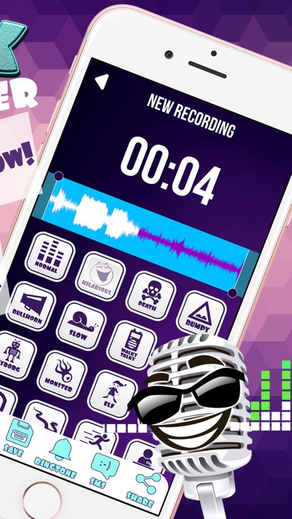 Prank Voice Modifier Free – Funny Sound Changer and Audio Record.er with Cool Effects