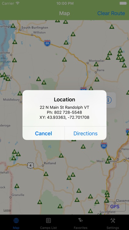 Vermont – Camping & RV spots screenshot-3
