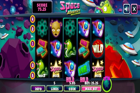 Space Adventure Slot Machine screenshot 2