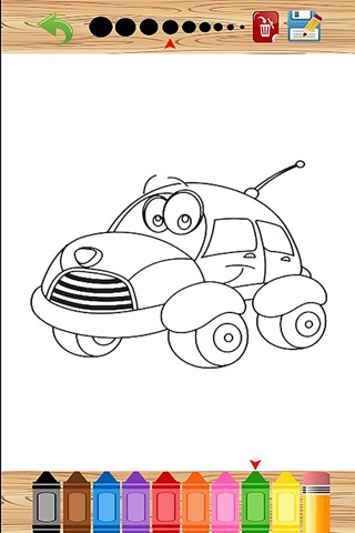 Kids Coloring Book Car - Educational Games For Kids & Toddler screenshot 3