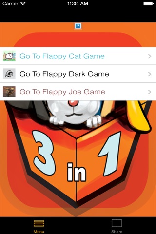 Three Flappy Game Bundles Pack Free screenshot 2