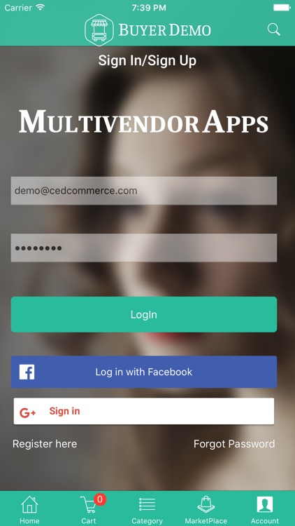 MultiVendor Buyer App Basic
