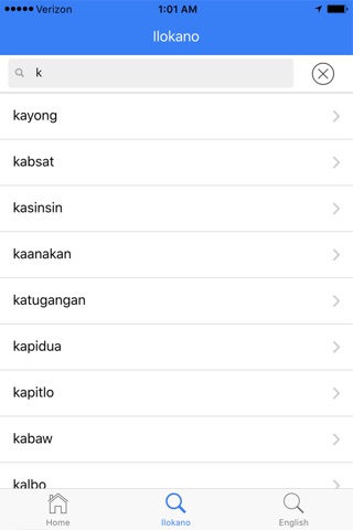 Ilokano Search screenshot 2