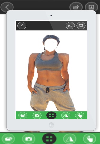 Fitness Girl  Body Photo montage App screenshot 4