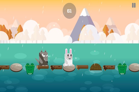 Blocky Rabbit Jumping screenshot 2