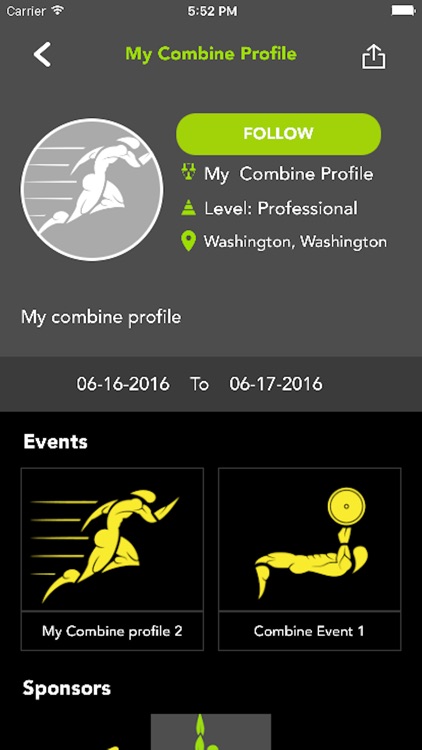 My Combine Profile screenshot-3