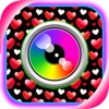 Love Photo Frame Creator - Selfie Picture Booth with Romantic Stickers & Wedding Collage Editor