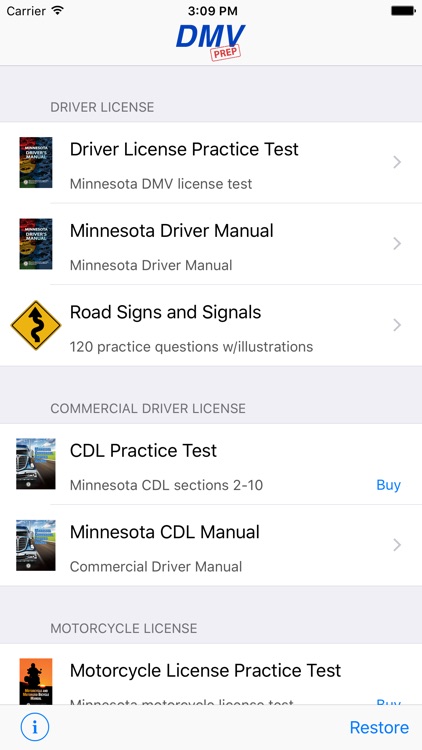 Minnesota DMV Test Prep