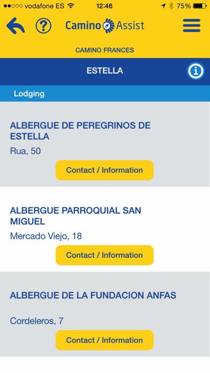 Camino Assist pilgrim Santiago screenshot-3