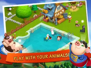 Skærmoptagelse 3 Crazy Farm Harvest - Virtual Town Village Saga iphone