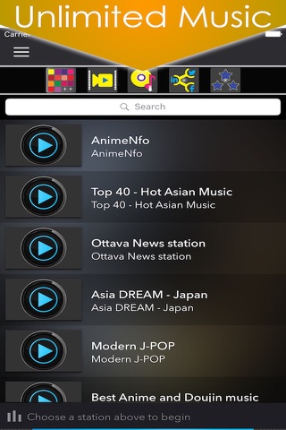 Japanese free music ( Jpop ) plus Japan news radio stations screenshot 2
