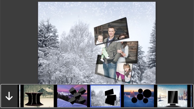 3d Winter Photo Frame Amazing Picture Frames Editor On