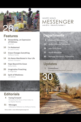 White Wing Messenger Magazine screenshot 3