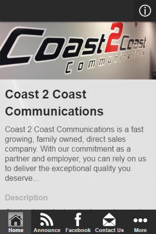 Coast 2 Coast Communications screenshot 2