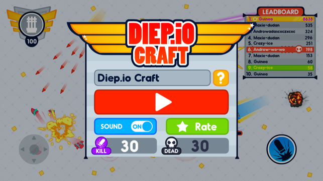 Diep Craft - Fast Tank IO Online Battle Game(圖5)-速報App