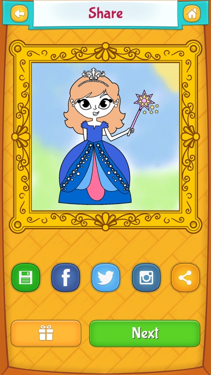 Princess Coloring Pages - Coloring Book for Kids