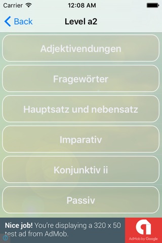 german exercise screenshot 3