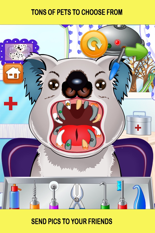 Pet Vet Dentist Doctor - Games for Kids Free screenshot 2