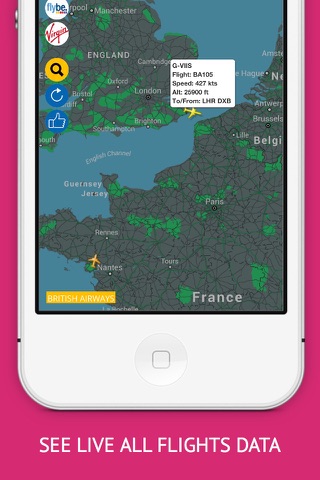 UK Flights: See live all Sky screenshot 2