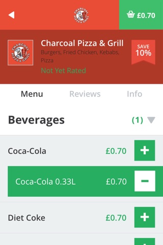 Charcoal Pizza & Grill screenshot 4