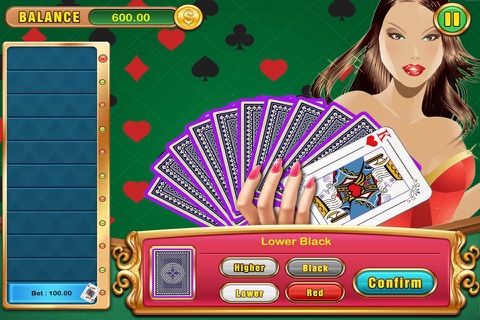 High Rollers - HiLo Win Big Card Casino screenshot 3
