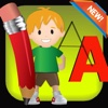 Trace Alphabet Coloring Book grade 1-6: ABC learning games easy coloring pages free for kids and toddlers
