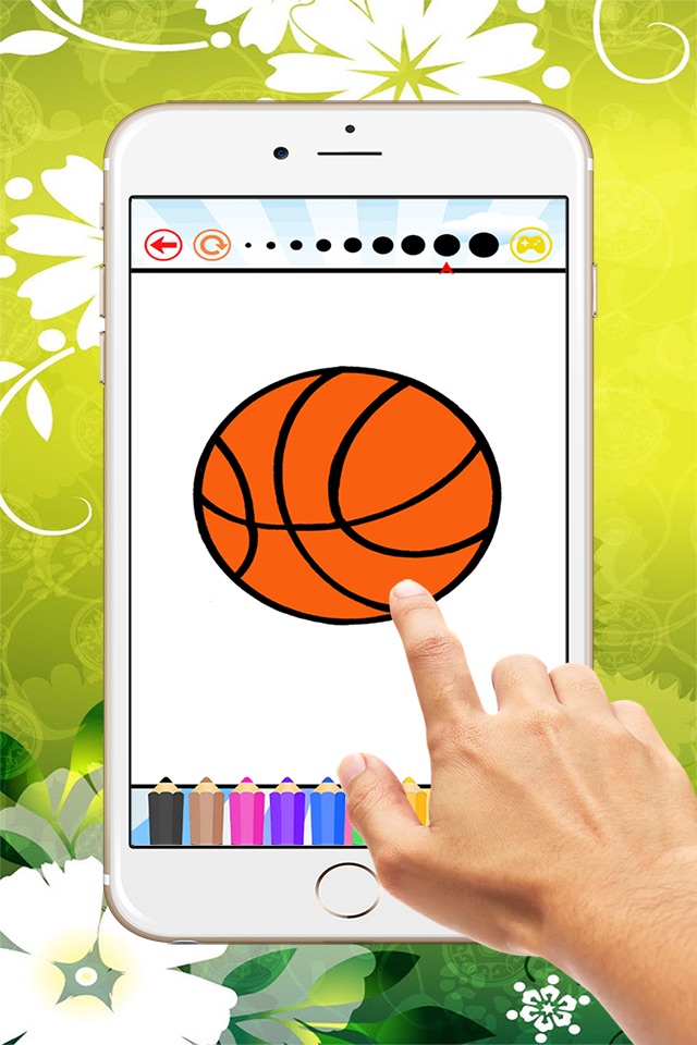 Sport Coloring Book: Learn to color and draw an athlete, football player, tennis and more screenshot 3