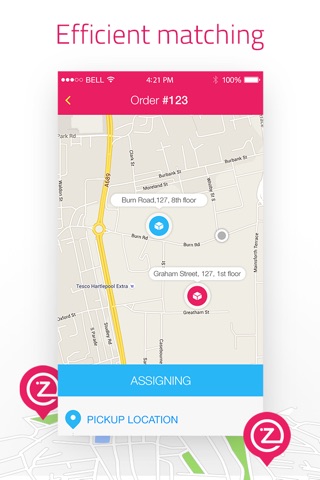 Zap Courier - Join as a freelance courier! screenshot 2